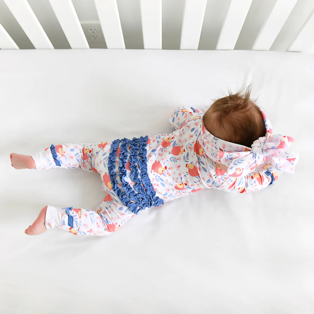 Dixie Chicken Ruffle Zip  - Doodlebug's Children's Boutique