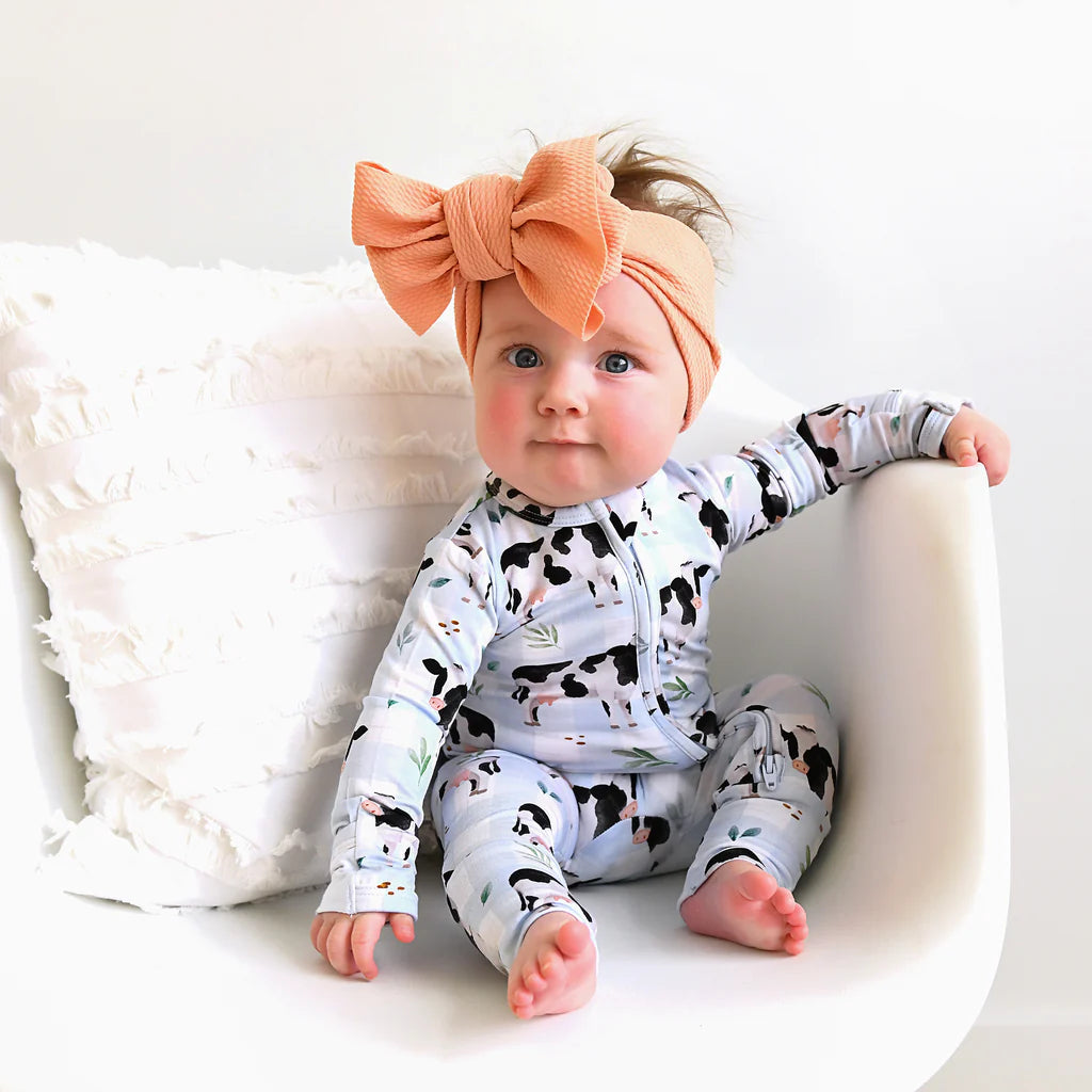 Cody Cow Zip  - Doodlebug's Children's Boutique