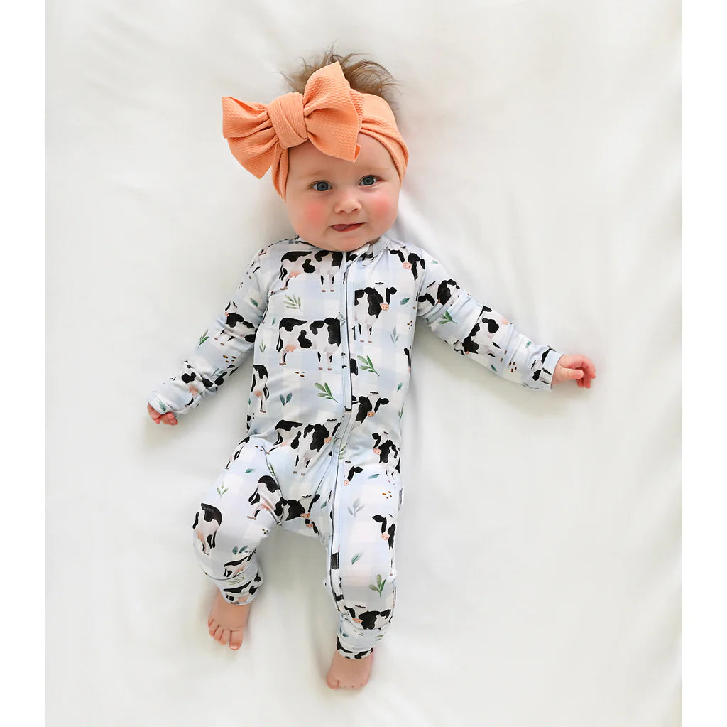 Cody Cow Zip  - Doodlebug's Children's Boutique