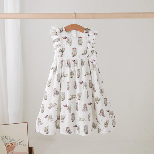 MVP Arkansas Organic Muslin Dress - Doodlebug's Children's Boutique