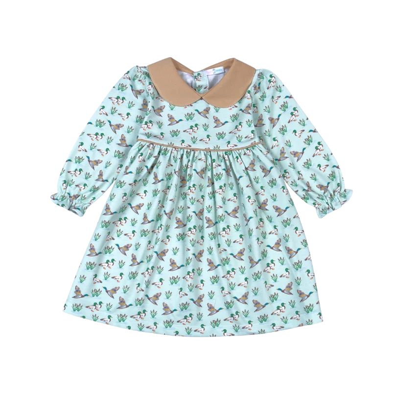 Mallard Ducks Dress - Doodlebug's Children's Boutique