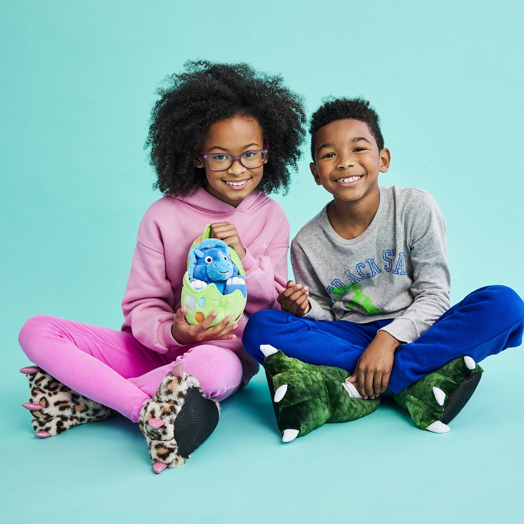 Dino Feet Slippers  - Doodlebug's Children's Boutique
