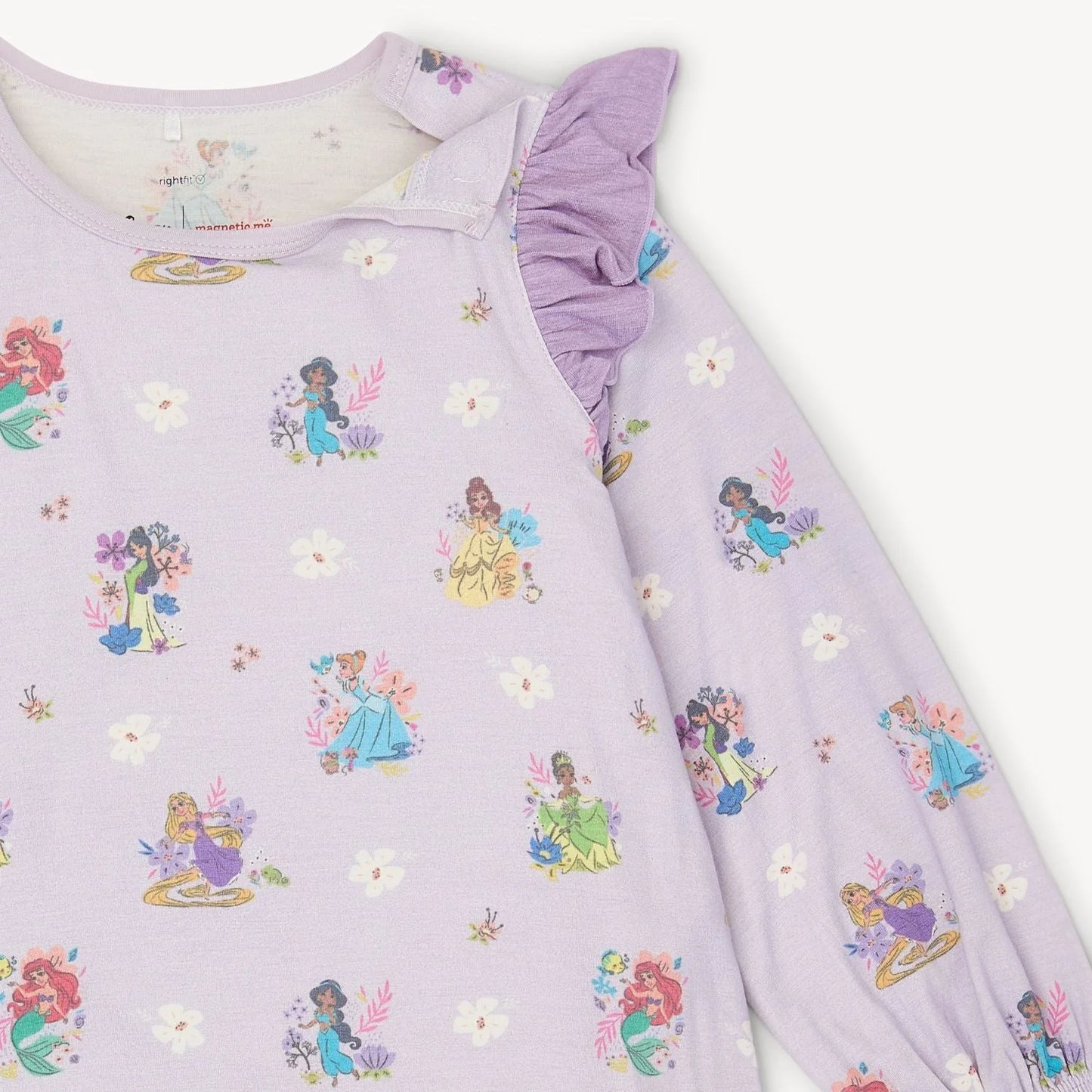 Disney Princess Magnetic Long Sleeve Nightgown  - Doodlebug's Children's Boutique