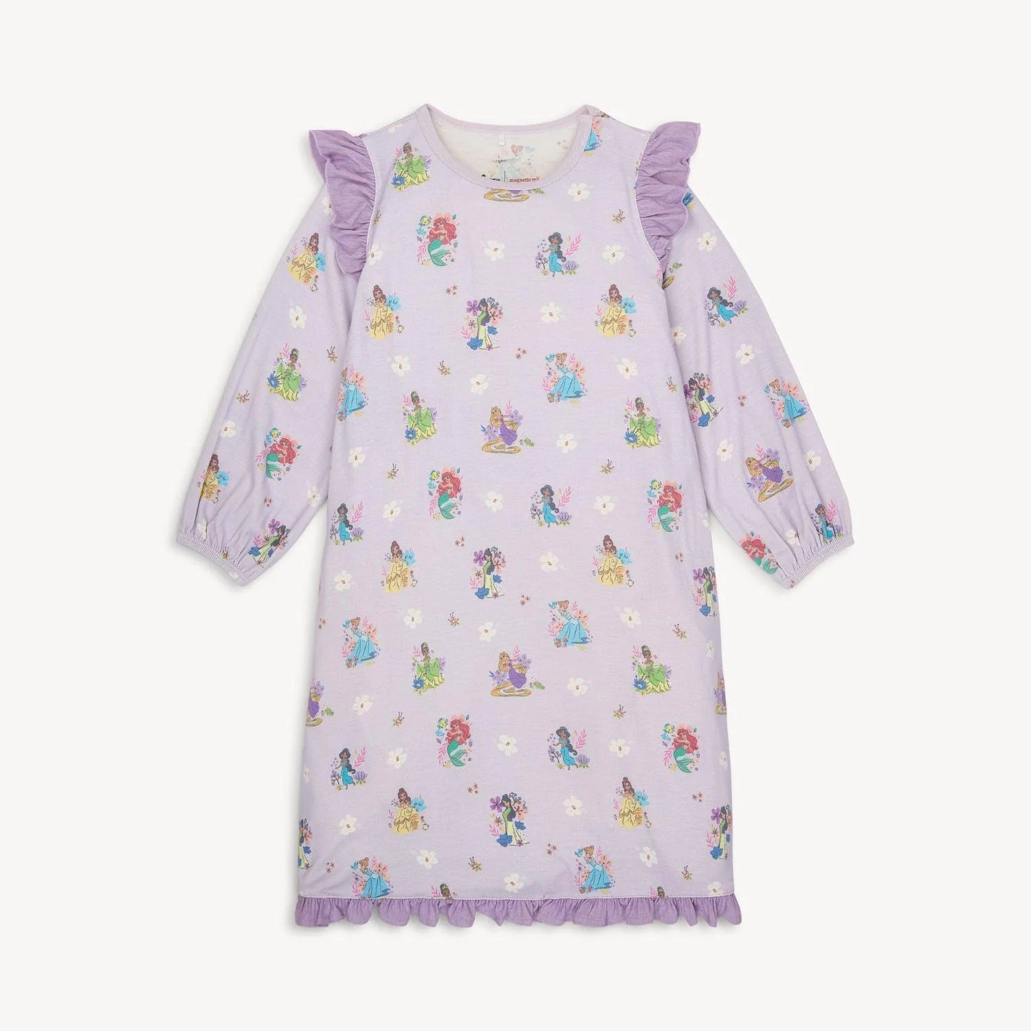 Disney Princess Magnetic Long Sleeve Nightgown  - Doodlebug's Children's Boutique