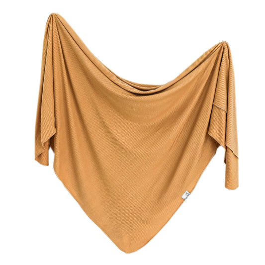 Dolce Rib Knit Swaddle Blanket  - Doodlebug's Children's Boutique