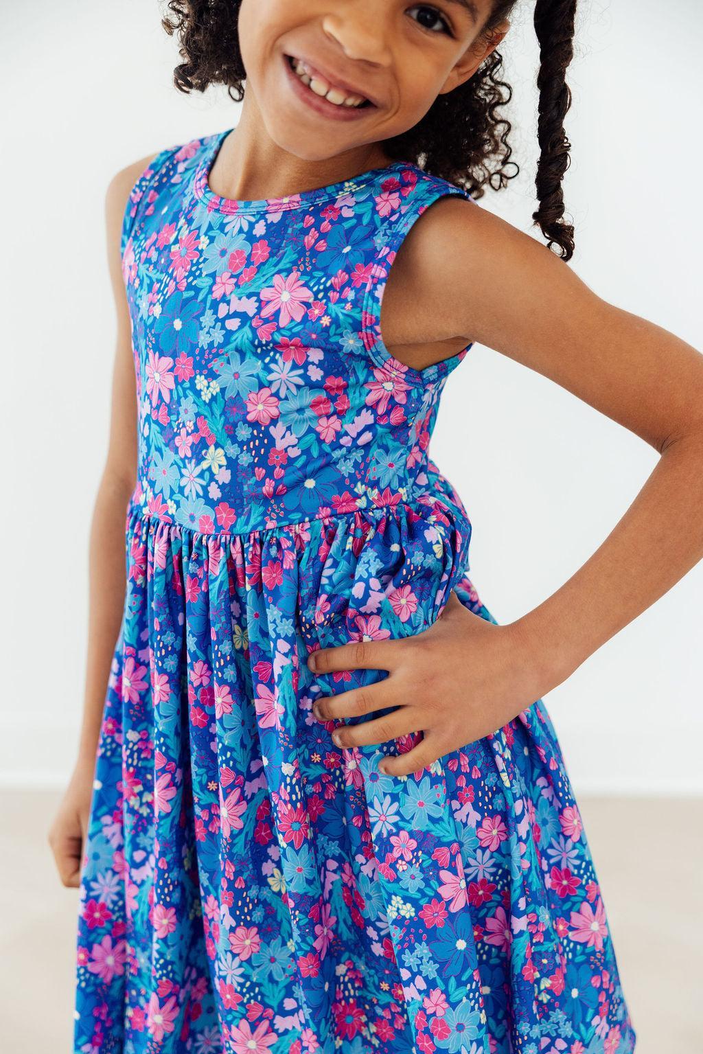 Dreaming Daisies Tank Twirl Dress - Doodlebug's Children's Boutique