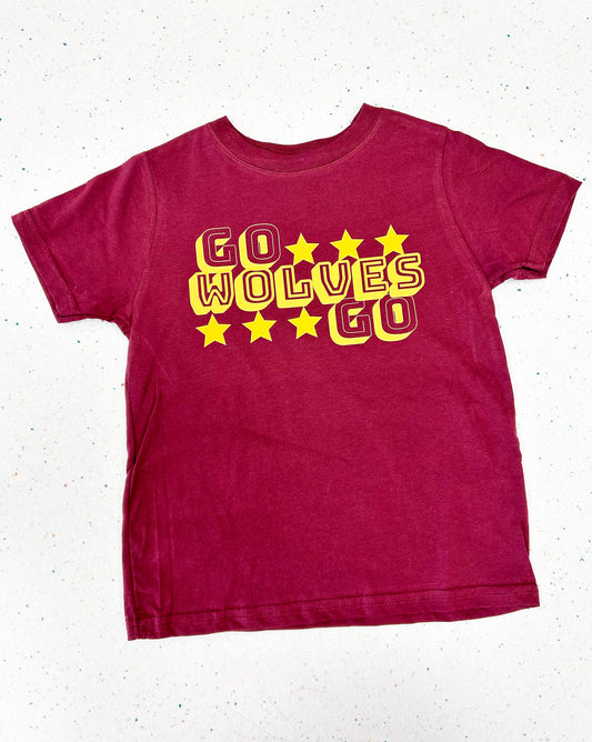Go Wolves Go Tee - Doodlebug's Children's Boutique