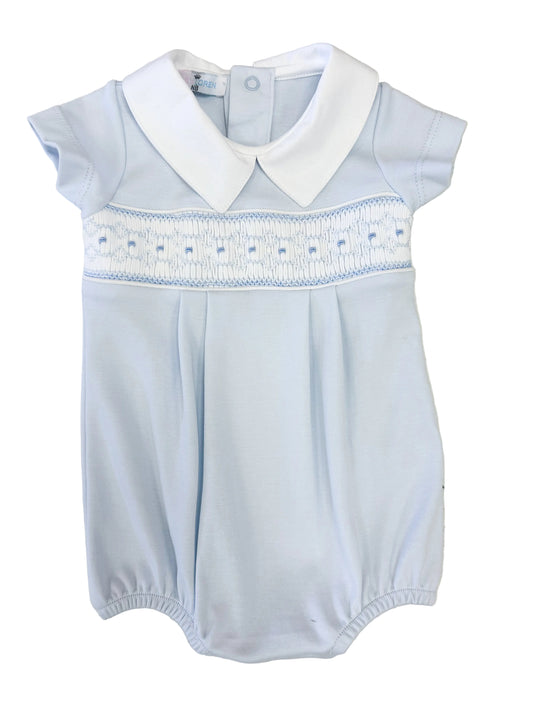 Tim Hand Smocked Bubble - Doodlebug's Children's Boutique
