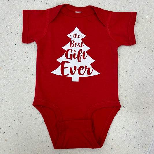 The Best Gift Ever Pregnancy Announcement Onesie  - Doodlebug's Children's Boutique