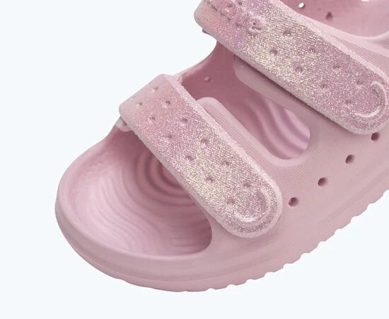 Chase Bio-Bling Kids Sandal in Barely Pink Bling