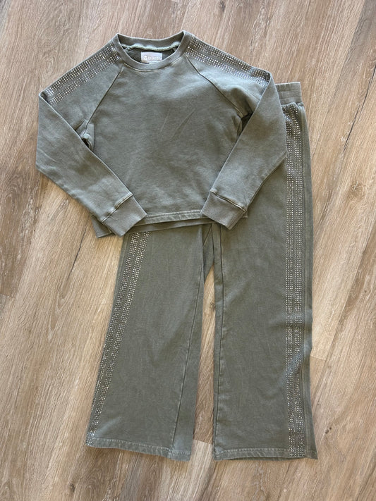 Olive Rhinestone Set