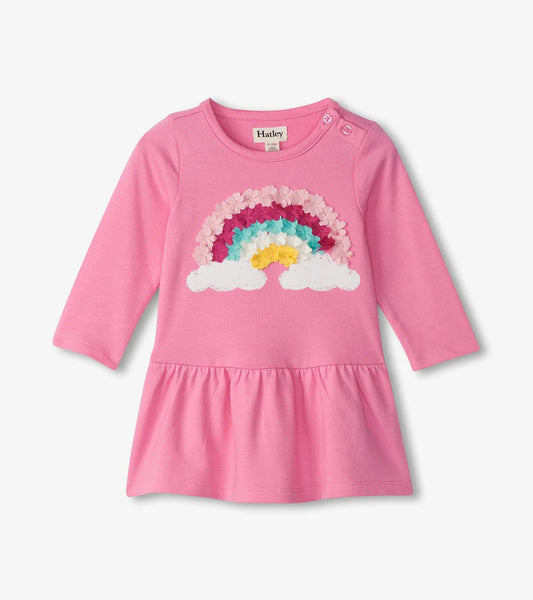 Rainbow Cloud Flounce Skirt Dress  - Doodlebug's Children's Boutique