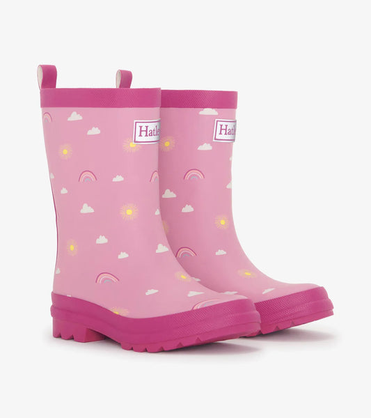 Sun Charms Matte Rain Boots  - Doodlebug's Children's Boutique