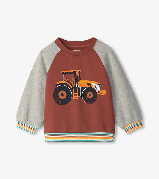 Tractor Pullover Sweatshirt  - Doodlebug's Children's Boutique