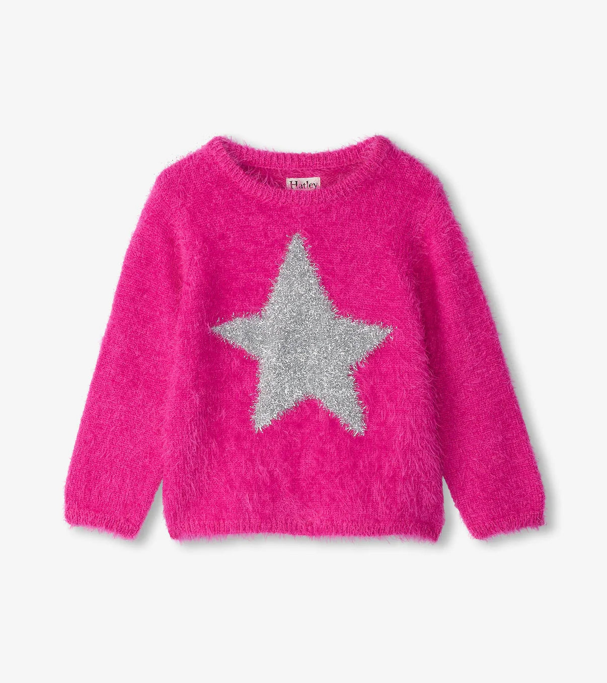 Furry Star Sweater  - Doodlebug's Children's Boutique