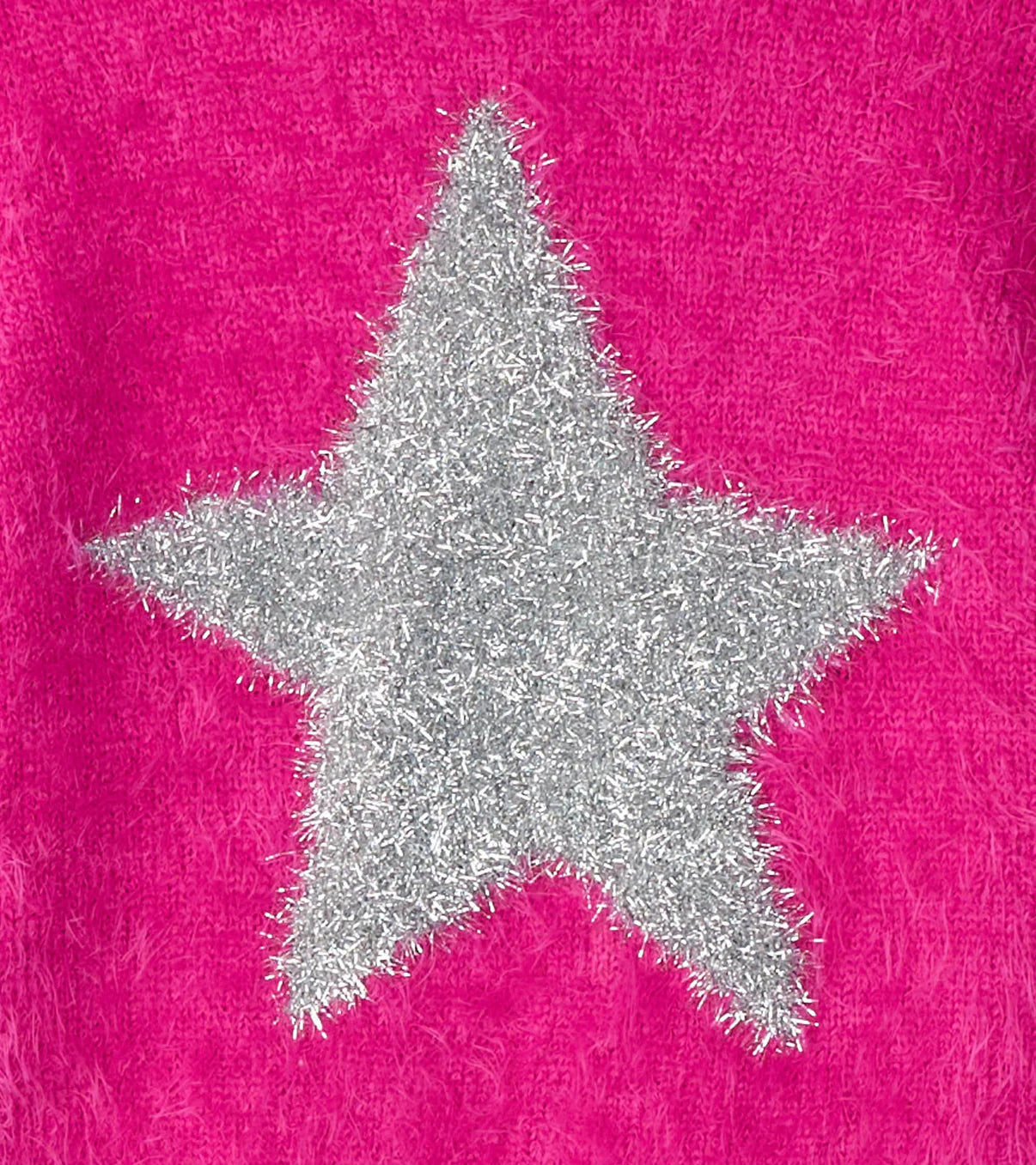 Furry Star Sweater  - Doodlebug's Children's Boutique