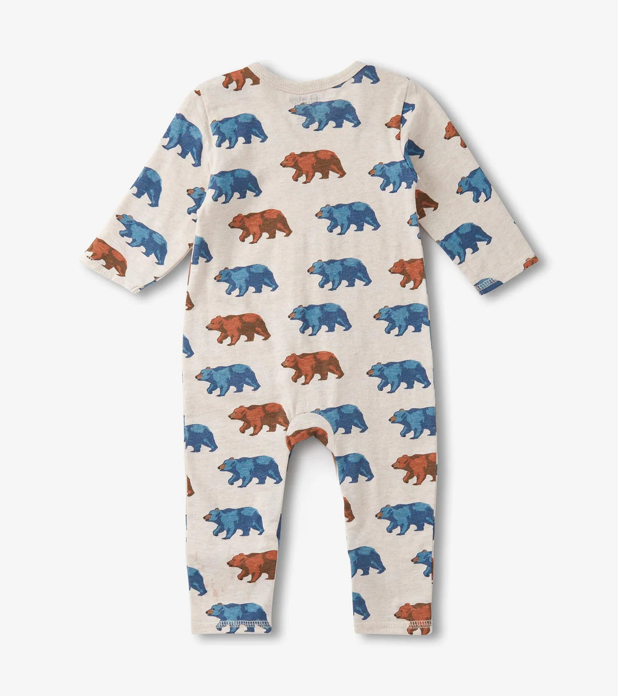 Bluestone Bears Long Sleeve Romper  - Doodlebug's Children's Boutique