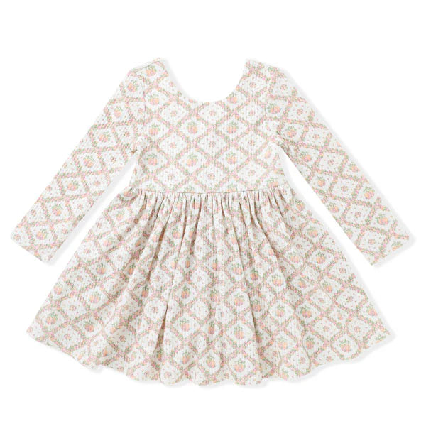 Harvest Moon Pumpkin Ribbed Dress - Doodlebug's Children's Boutique