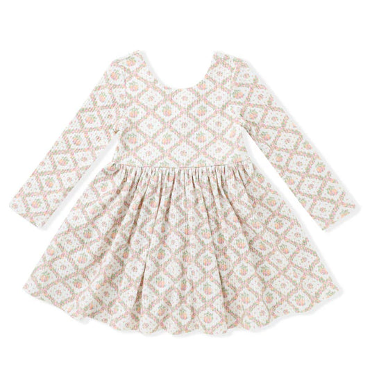 Harvest Moon Pumpkin Ribbed Dress - Doodlebug's Children's Boutique