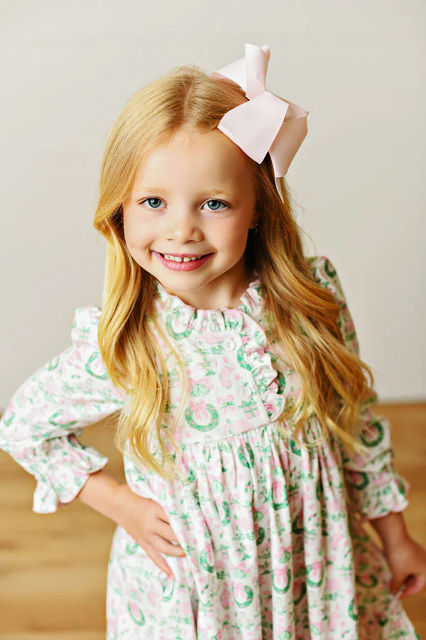 Christmas Magic Butterknit Play Dress - Doodlebug's Children's Boutique