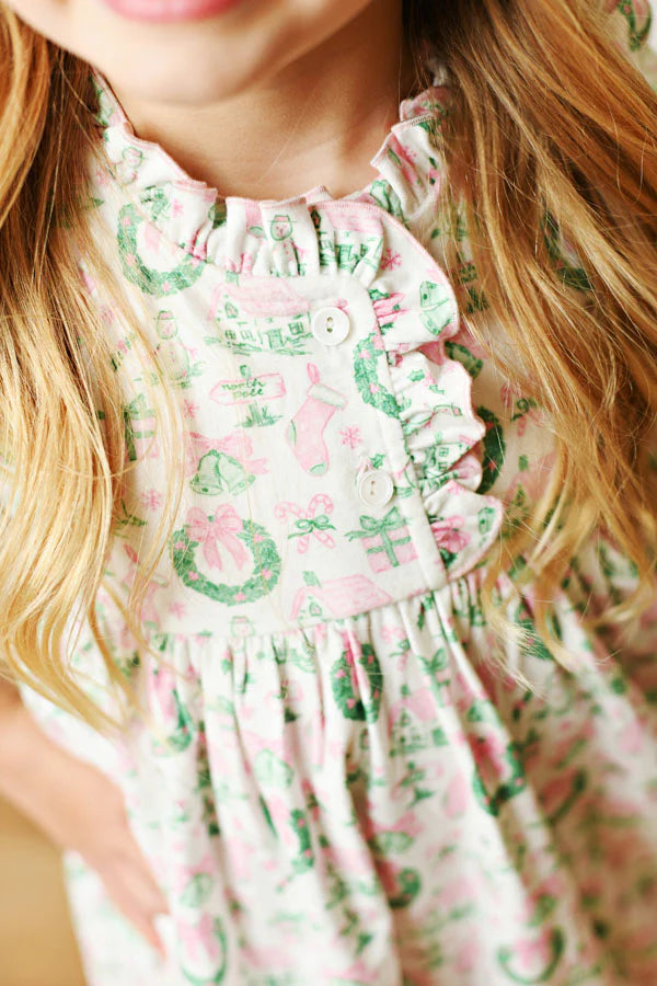 Christmas Magic Butterknit Play Dress - Doodlebug's Children's Boutique