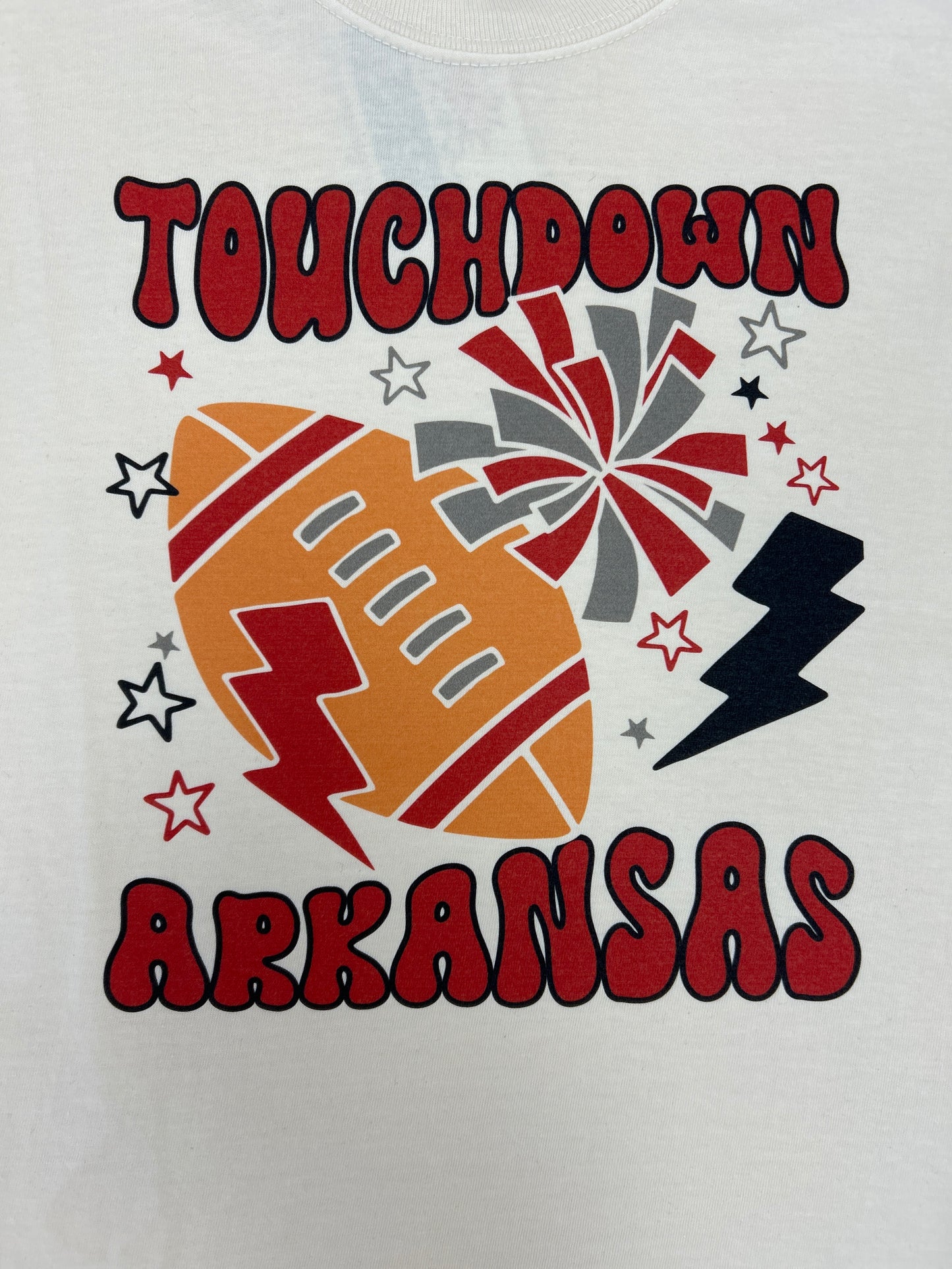 Adult Touchdown Arkansas Shirt  - Doodlebug's Children's Boutique