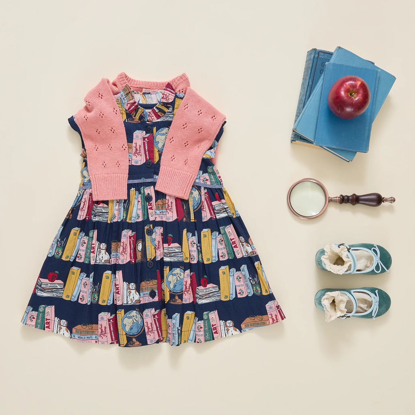 Fatima Dress in Bookshelf