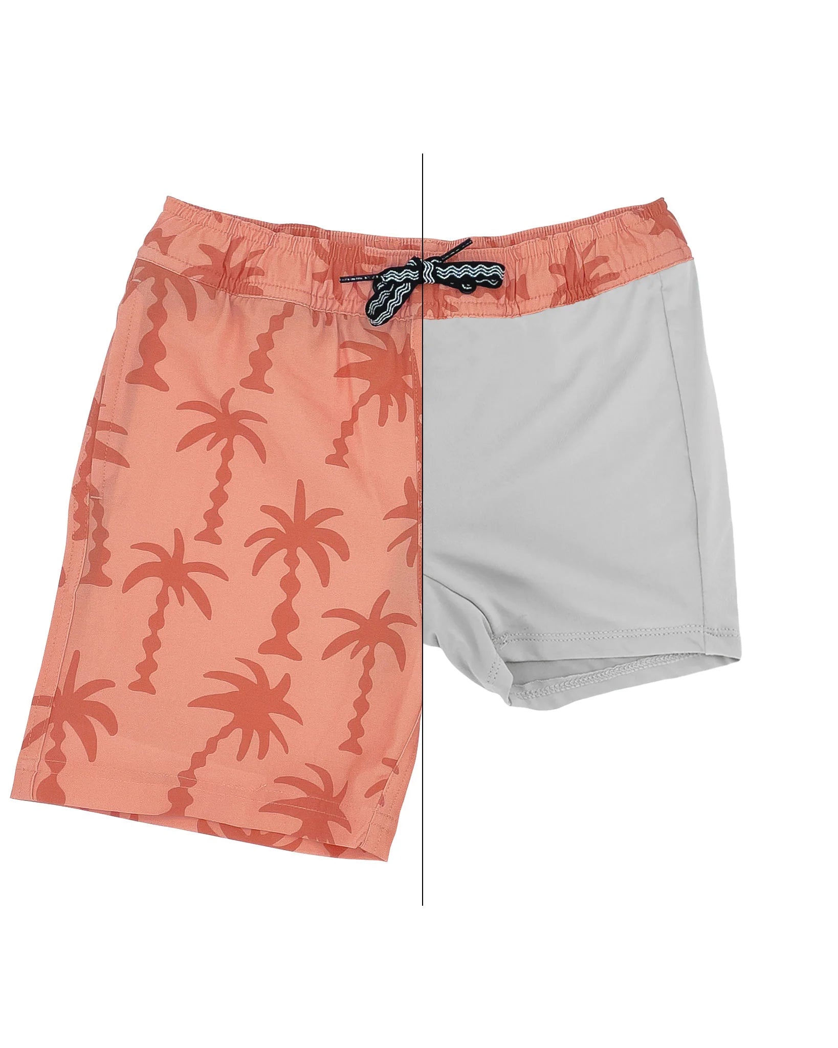 Wavy Palm Volley Trunks  - Doodlebug's Children's Boutique
