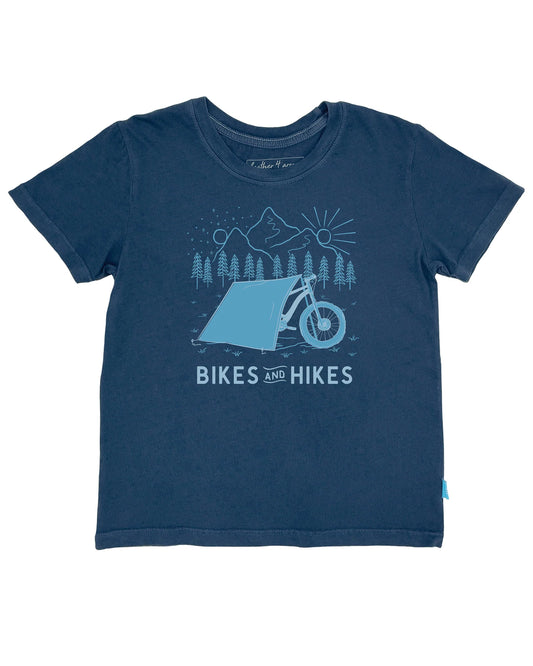 Bikes and Hikes Vintage Tee  - Doodlebug's Children's Boutique