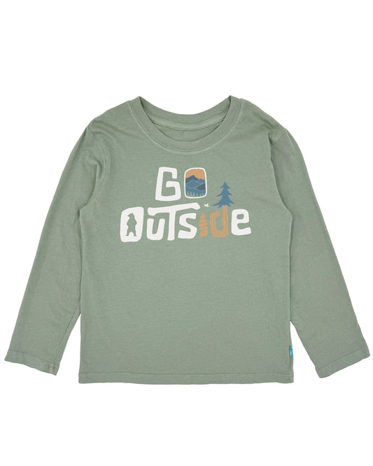 Go Outside Long Sleeve Tee  - Doodlebug's Children's Boutique