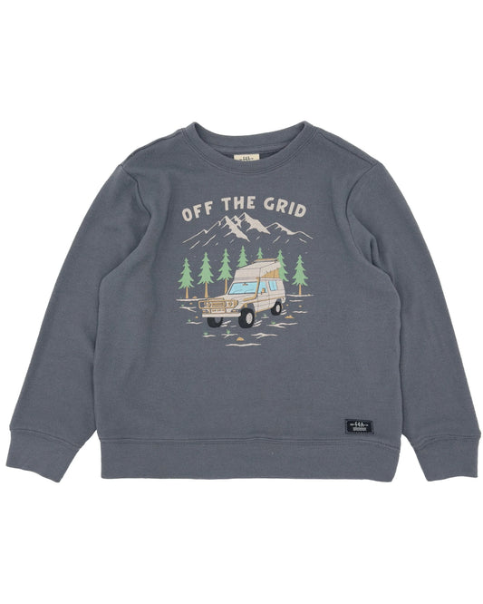 Off the Grid Hacci Pullover  - Doodlebug's Children's Boutique