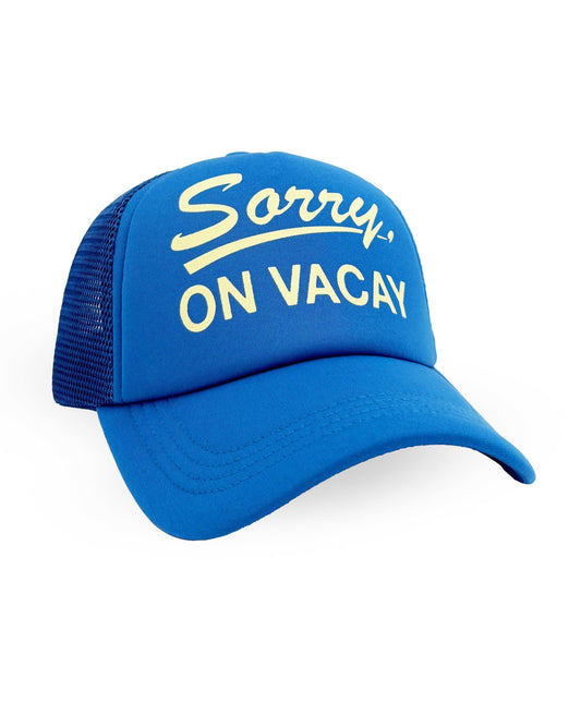 On Vacay Trucker Hat - Doodlebug's Children's Boutique