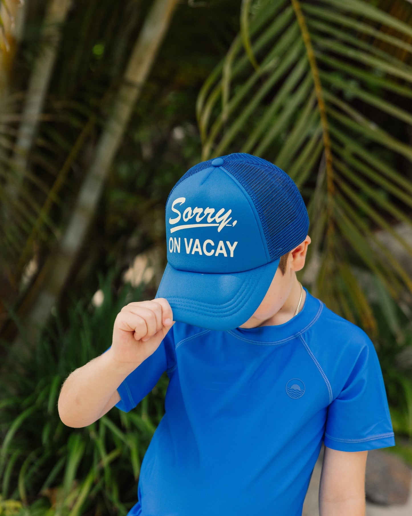 On Vacay Trucker Hat - Doodlebug's Children's Boutique
