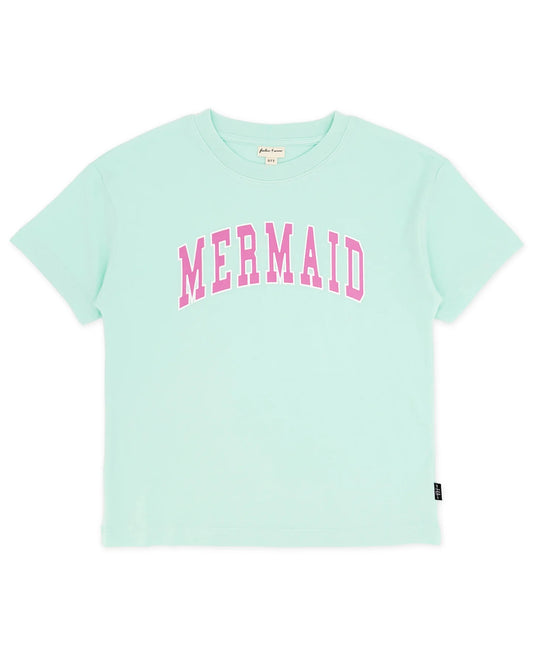 Mermaid Oversized Tee - Doodlebug's Children's Boutique