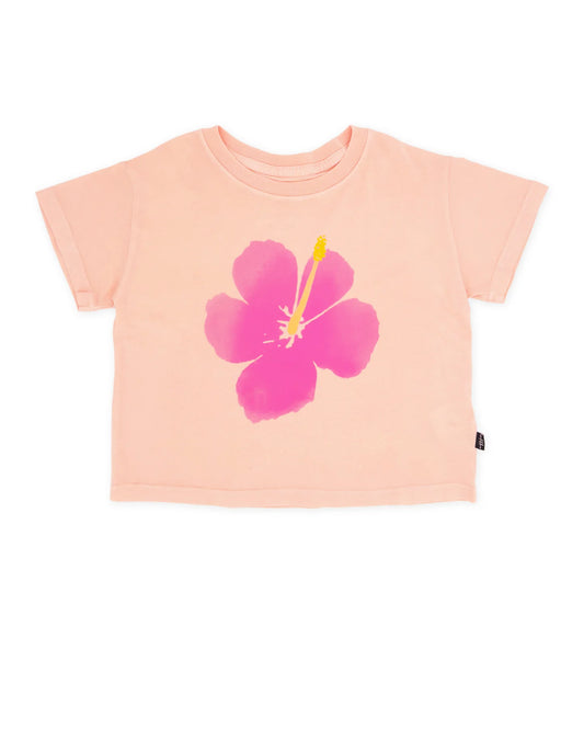 Hibiscus Boxy Tee - Doodlebug's Children's Boutique