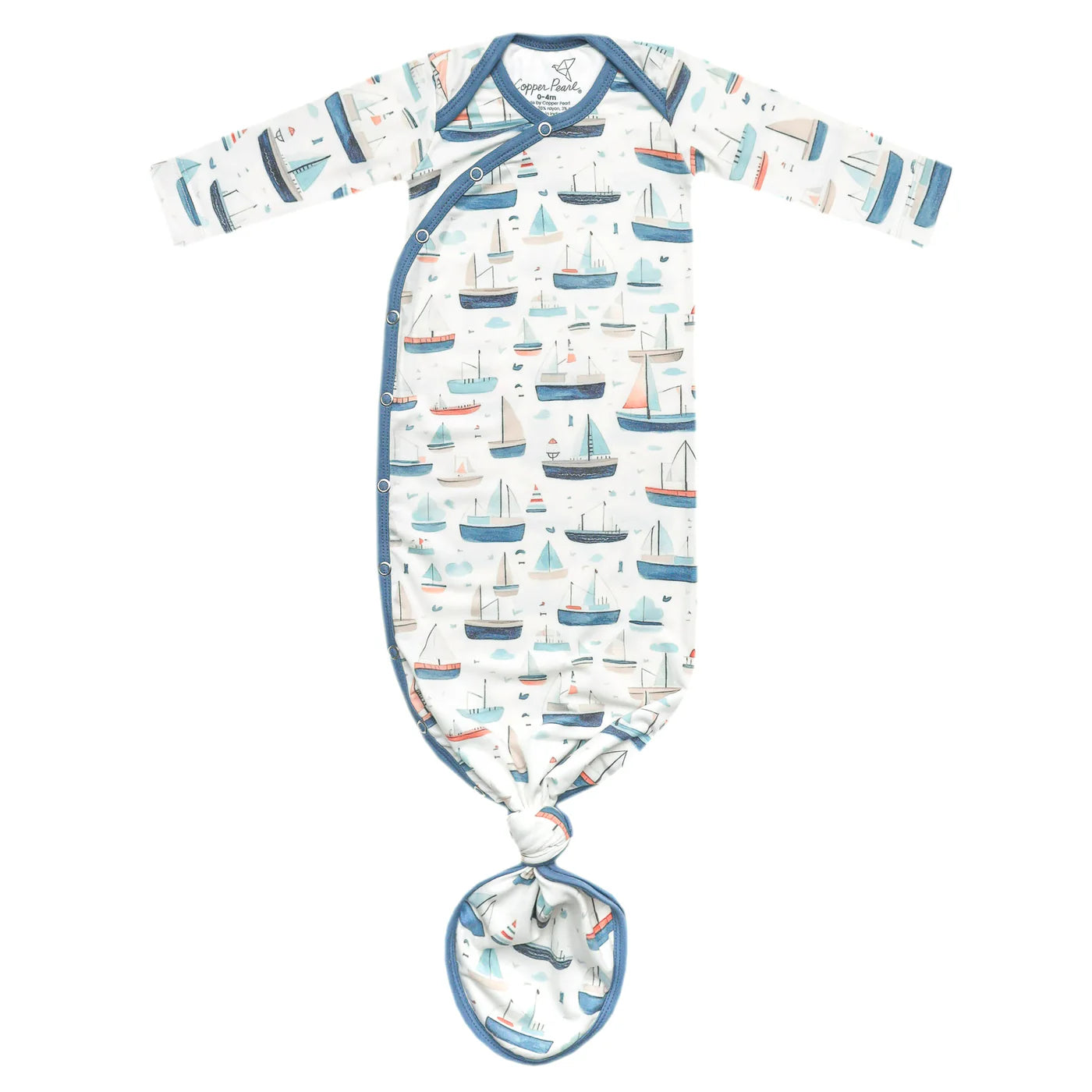 Fischer Knotted Gown - Doodlebug's Children's Boutique