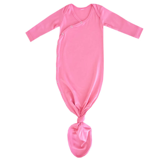 Flamingo Knotted Gown  - Doodlebug's Children's Boutique
