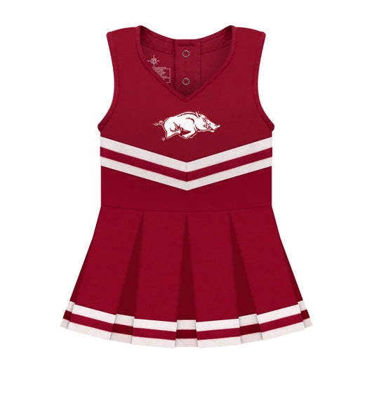 Razorback Cheer Bodysuit Dress - Doodlebug's Children's Boutique