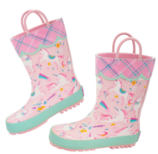 Unicorn Rain Boots  - Doodlebug's Children's Boutique