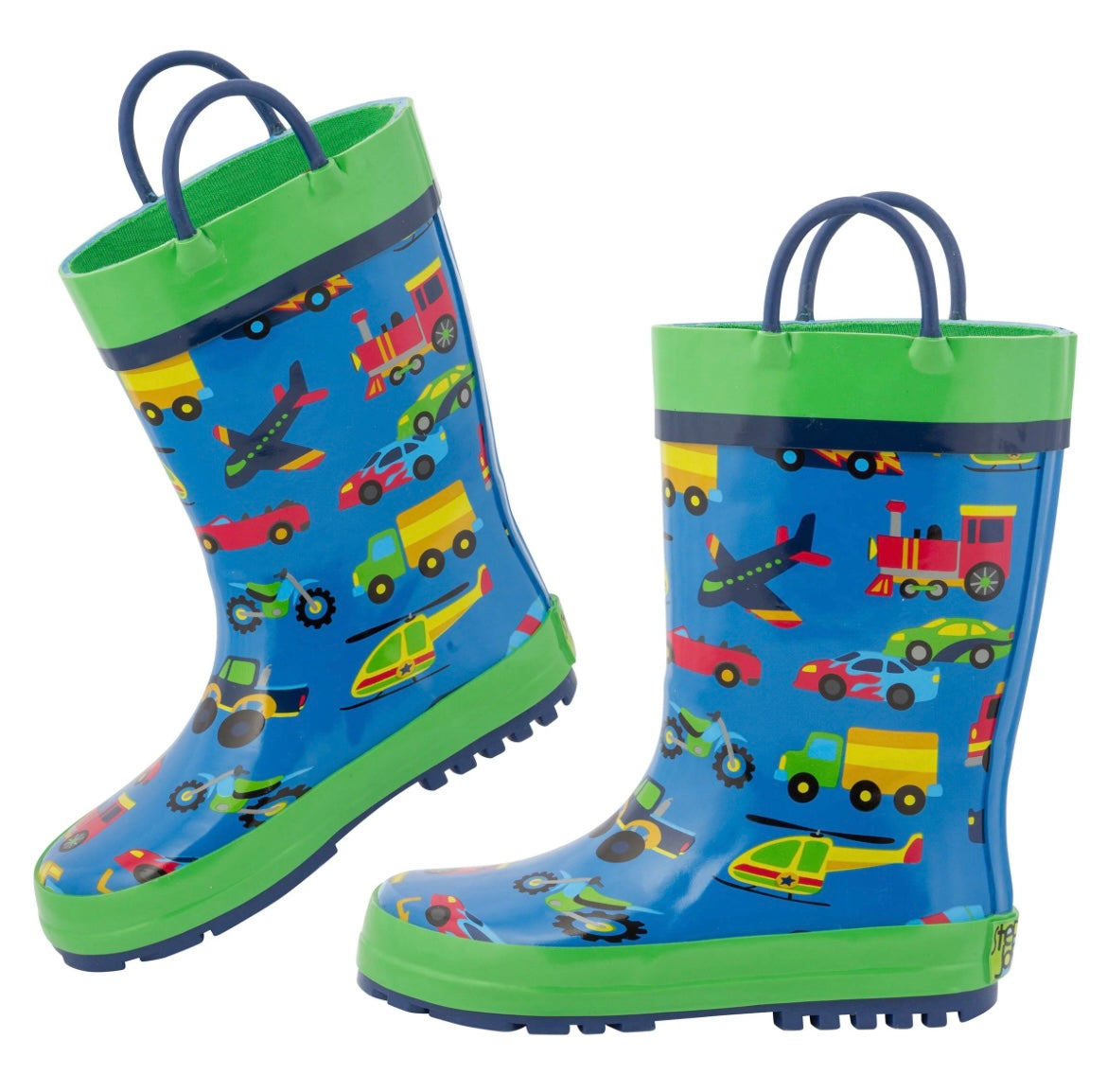 Transportation Rain Boots  - Doodlebug's Children's Boutique