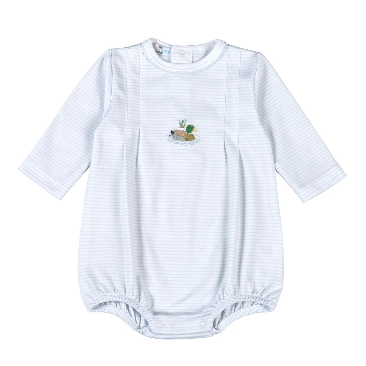 Mallard Duck Blue Stripe Bubble