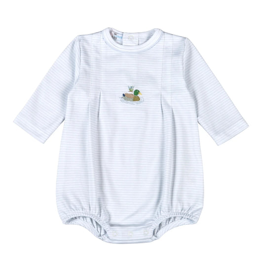 Mallard Duck Blue Stripe Bubble