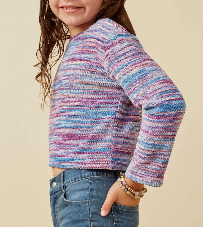 Marled Velvet Sweater  - Doodlebug's Children's Boutique