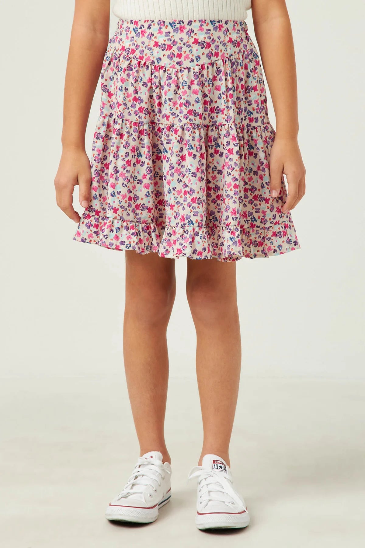 Ditsy Floral Ruffled Skirt - Doodlebug's Children's Boutique