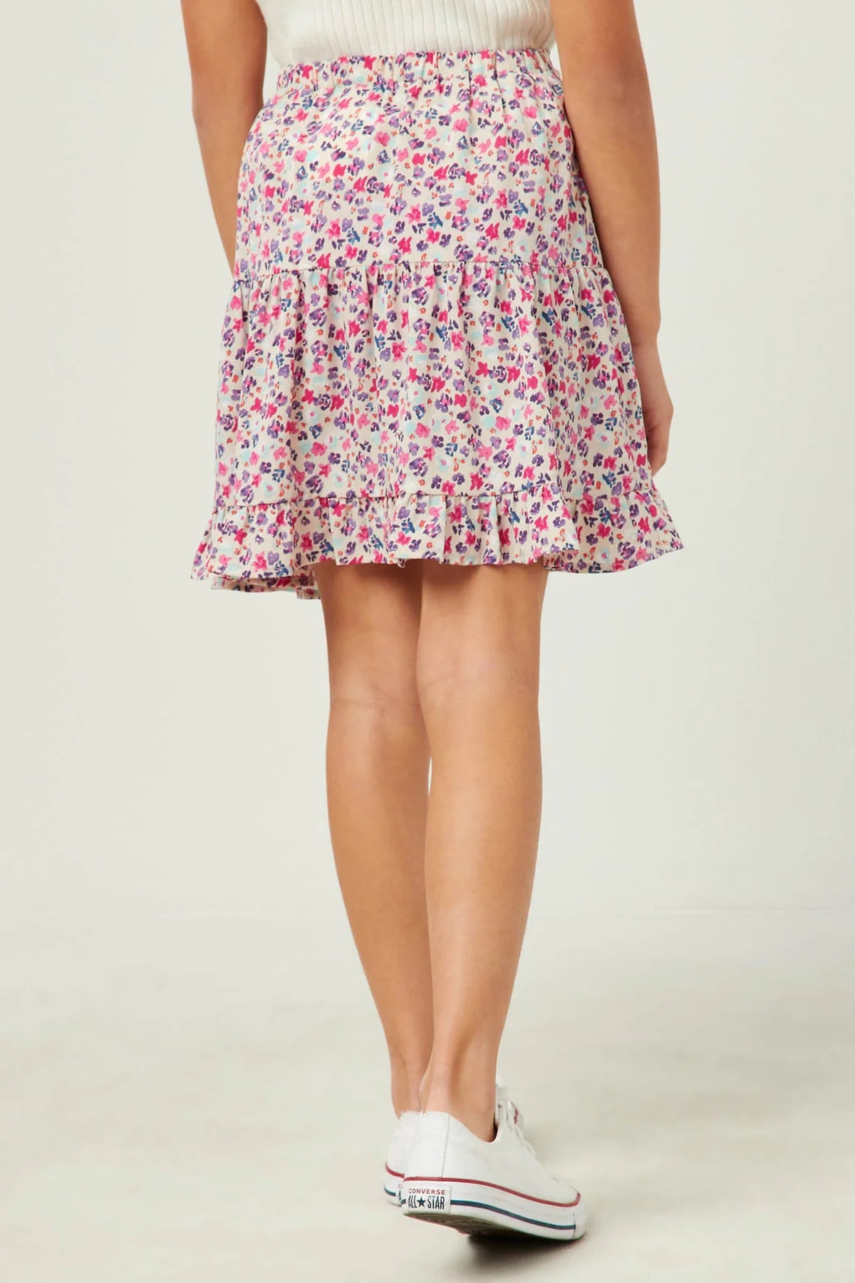 Ditsy Floral Ruffled Skirt - Doodlebug's Children's Boutique
