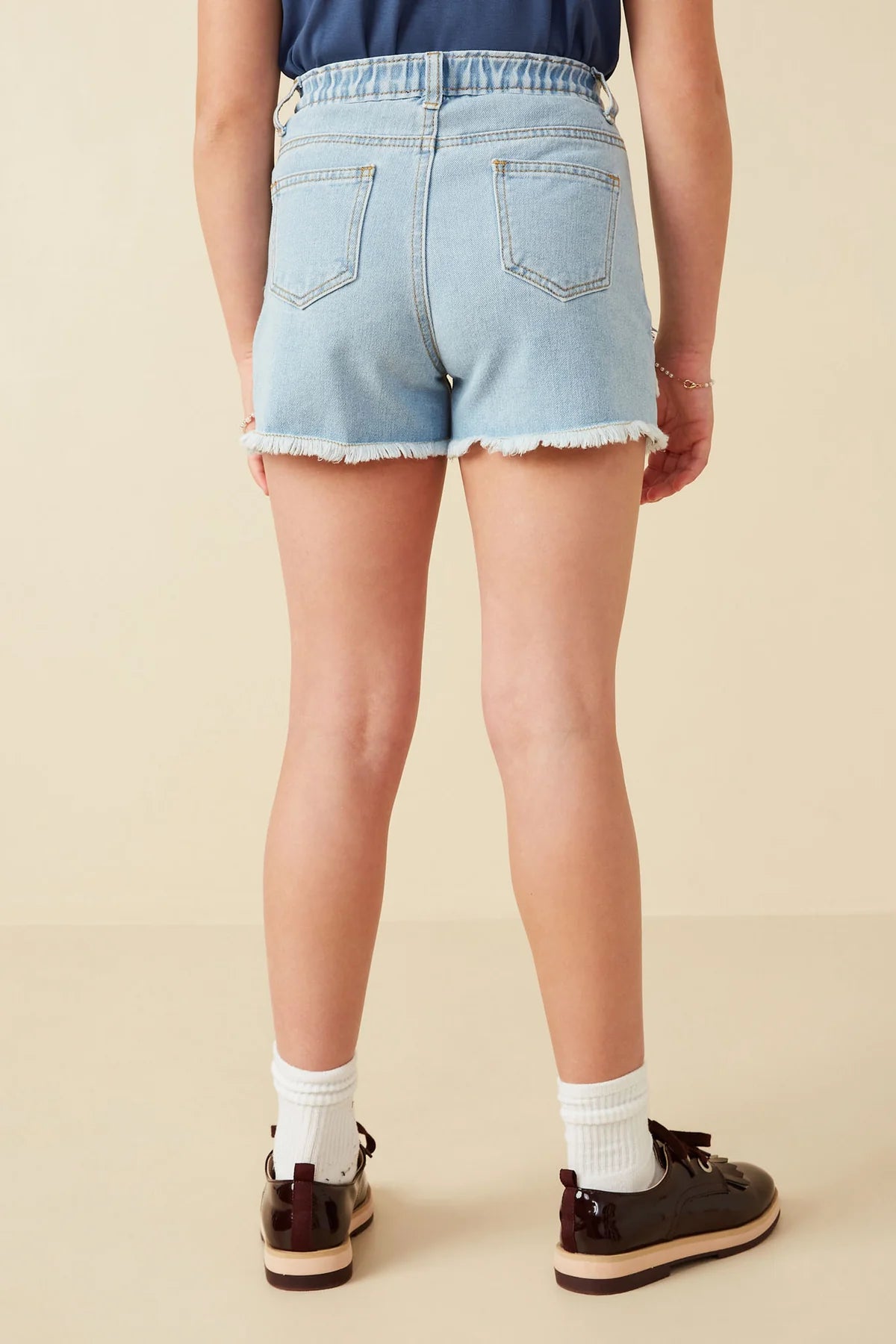 Distressed Denim Star Shorts - Doodlebug's Children's Boutique