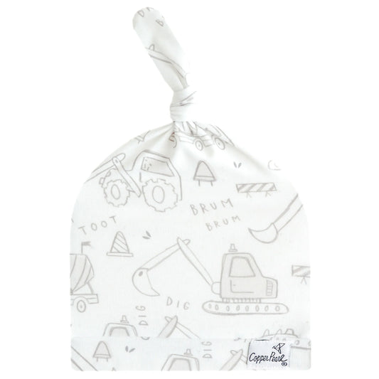 Gage Top Knot Hat - Doodlebug's Children's Boutique