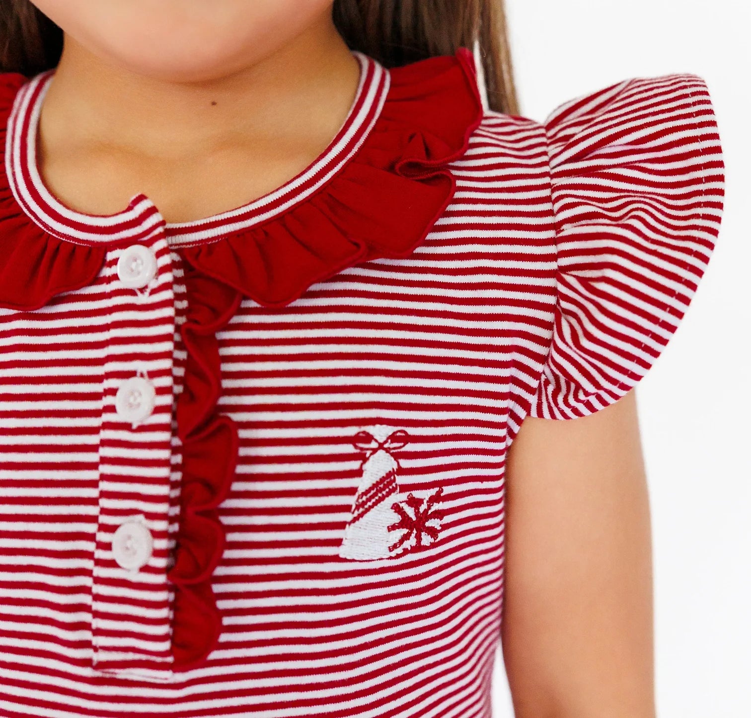 Crimson Game Day Dress - Doodlebug's Children's Boutique