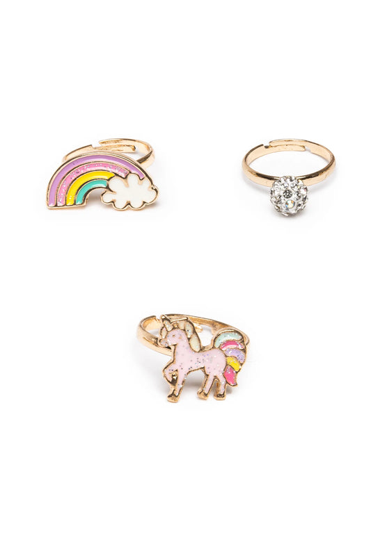 Boutique Unicorn Rainbow Rings Set  - Doodlebug's Children's Boutique