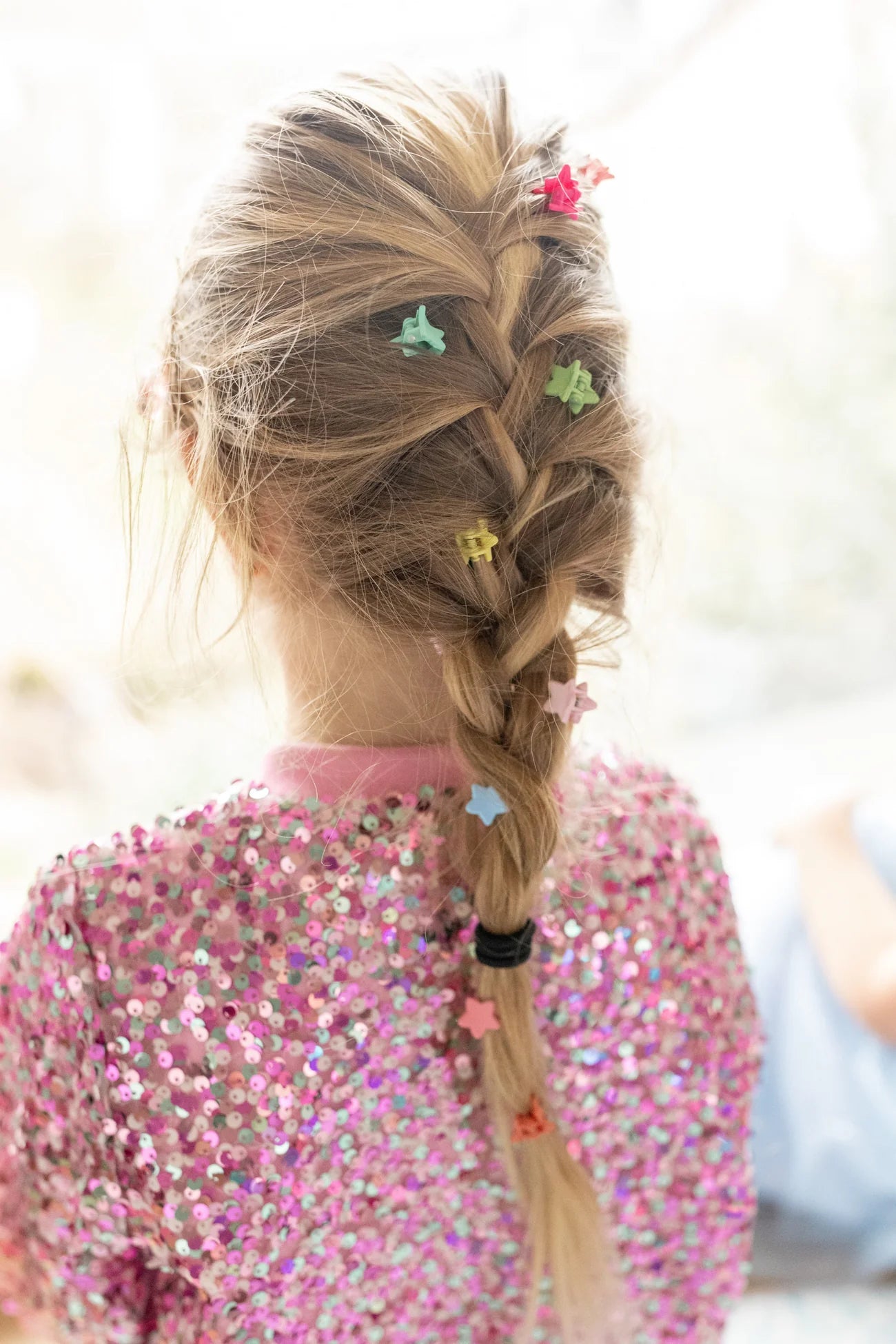 Rainbow Star Mini Hair Clips  - Doodlebug's Children's Boutique